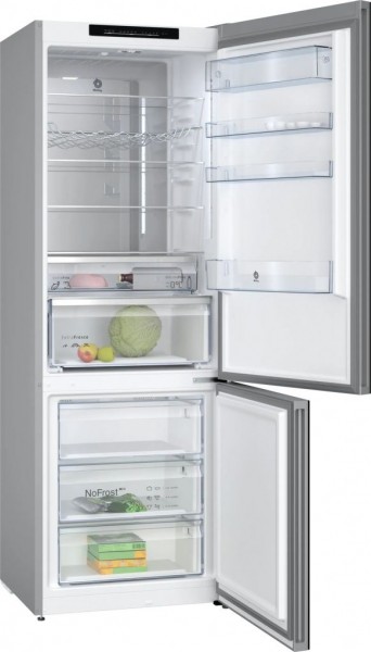 Frigorifico Combi Balay 3KFC879NI 203x70cm C No Frost cristal negro