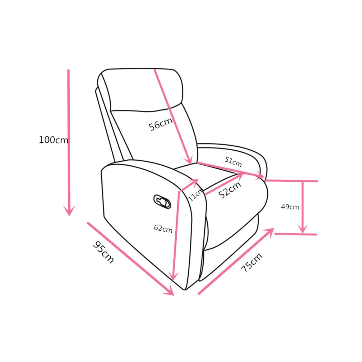 Sillon Relax  Modelo Siberia