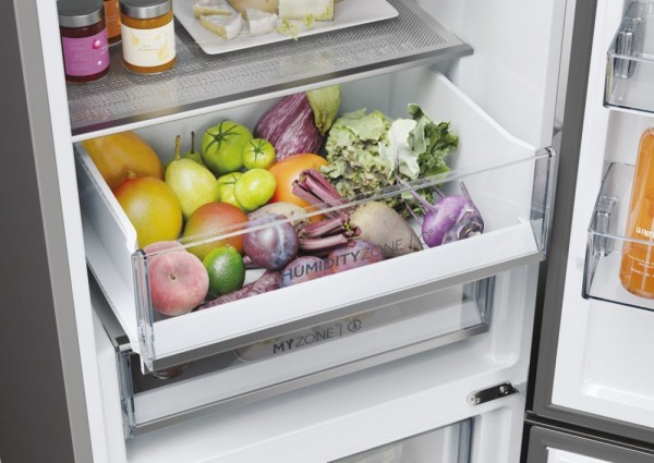 Frigorifico Combi Haier HDPW5620ANPD 205x60cm A No Frost Inox