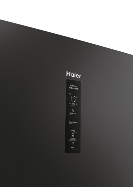 Frigorififco Combi 3 Puertas Haier HTW5618DNPT 185x60cm No Frost D Negro