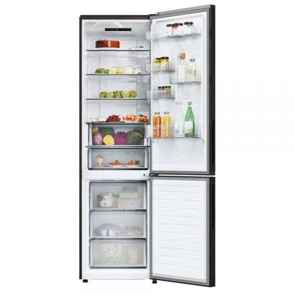 Frigorifico Combi Candy CNCQ2T620EB 205x60 cm Total No Frost E Negro