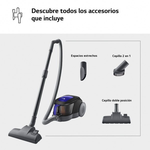 Aspirador trineo LG VC5506NHTB Azul 650 w