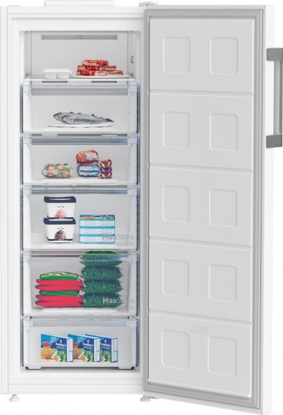 Beko B3RFNE274W Congelador vertical Independiente 152x60cm E Blanco