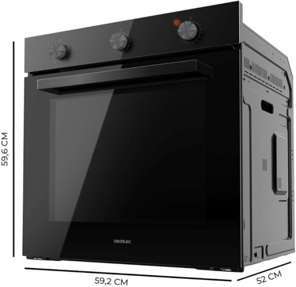 Bolero Hexa C136000 Glass Black Time A Horno Integrable