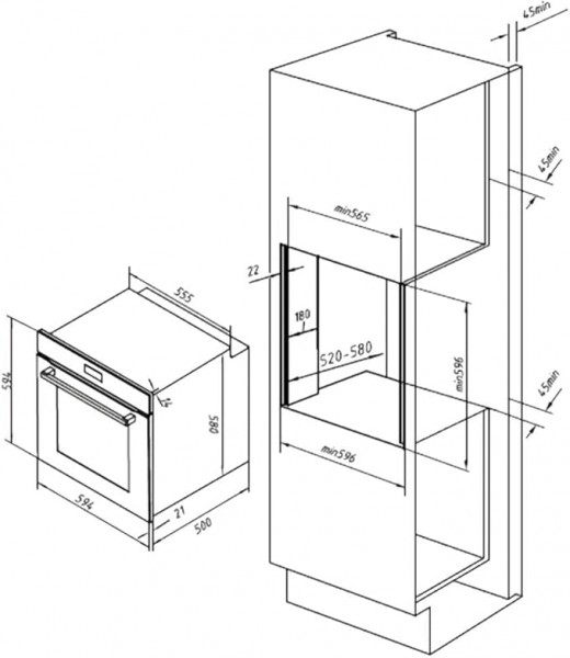 Bolero Hexa C136000 Mirror Time A Horno Integrable