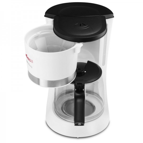Cafetera Goteo Ufesa CG7113ACTIVA, 6tz, 600w, Blanca