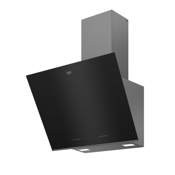 Campana decorativa Beko BHCA66641BBHS Negro 60 cm 445 m³/h A