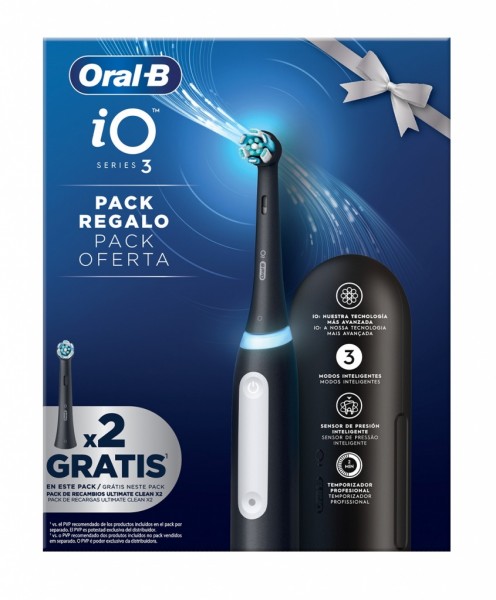 Cepillo Dental Braun Oral-B IO3 NEGRO REFILL