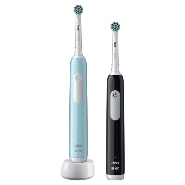 Cepillo Dental Braun Oral-B PRO1 duo negro +azul
