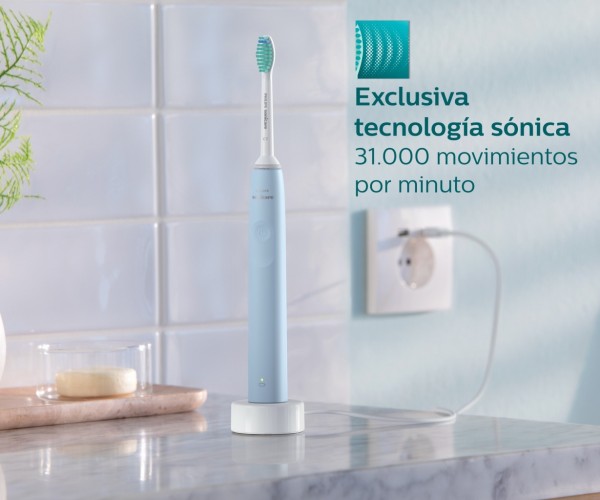 Cepillo dental eléctrico Philips sónico Sonicare 2100 Series HX365112