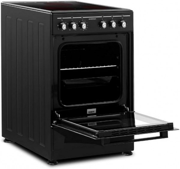 Cocina con Horno Infiniton CC-B550V3 Vitroceramica 3 Fuegos con Horno electrico 43 lts