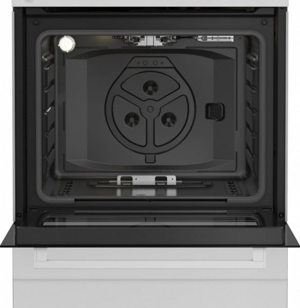 Cocina Beko FBG62000WL 4 fuegos con Horno Gas 85x60 