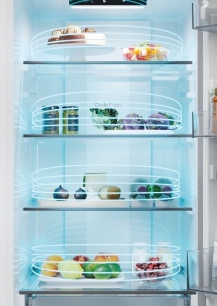 Frigorífico Combi Candy CNCQ2T518EW, 182x55cm, Total No Frost, E, Blanco