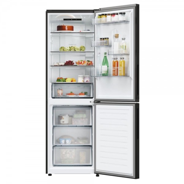 Frigorífico Combi Candy CNCQ2T618EB 185x60cm No Frost E Negro C