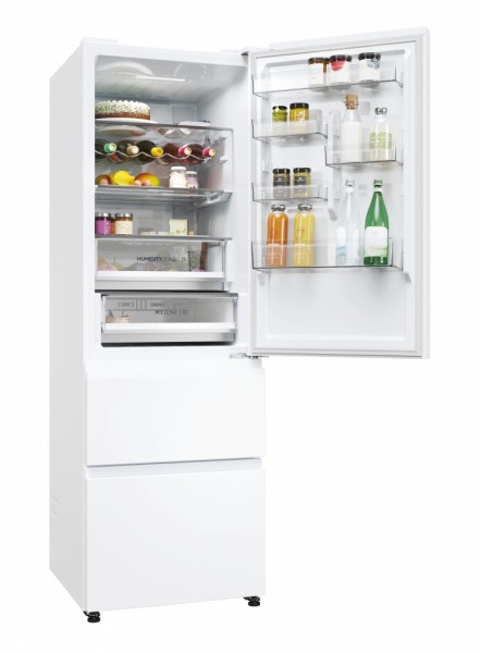 Frigorifico Combi Haier HTW5618ENPW, Blanco, 185x60 cm, No Frost, E