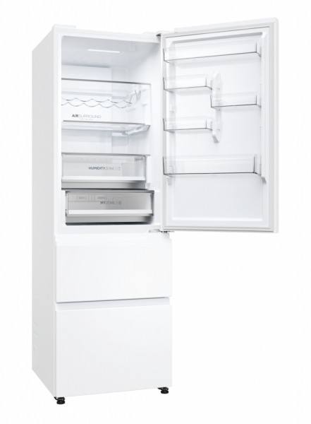 Frigorifico Combi Haier HTW5618ENPW, Blanco, 185x60 cm, No Frost, E