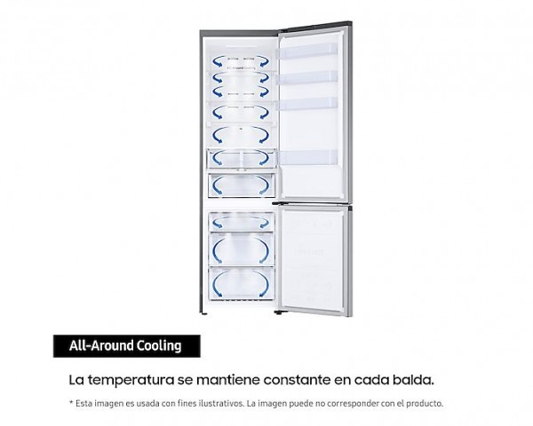 Frigorifico Combi Samsung RB38C600CS9EF Inox 203x60 cm No Frost C