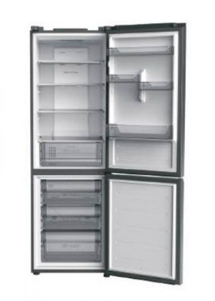 Frigorifico Combi TCL RF318BLE0, Inox, 185x60 cm, No Frost, E