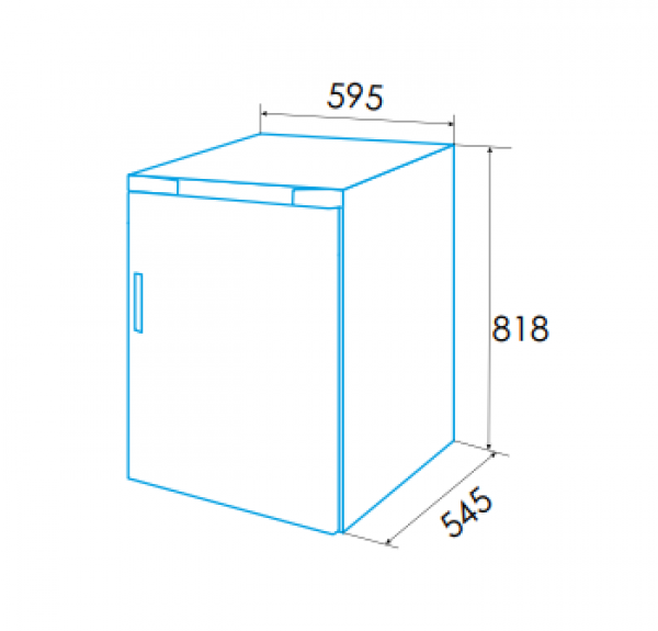 Frigorifico Integrable Bajo encimera EDESA EFS0514I 81.8x59.5cm Clase E