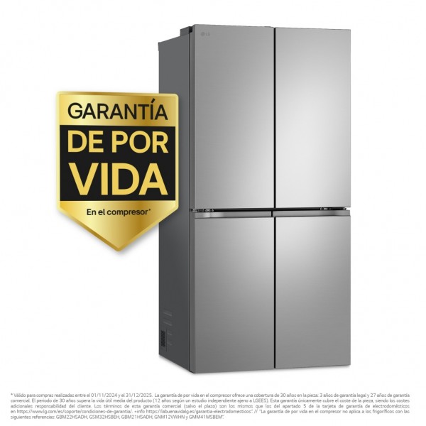 Frigorífico Americano LG GMB860PYDE 179x83cm E Inox