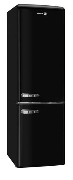 Frigorifico Combi Fagor 3FFV1855N 181x55cm E Retro Negro 