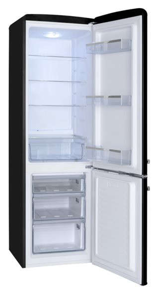 Frigorifico Combi Fagor 3FFV1855N 181x55cm E Retro Negro 