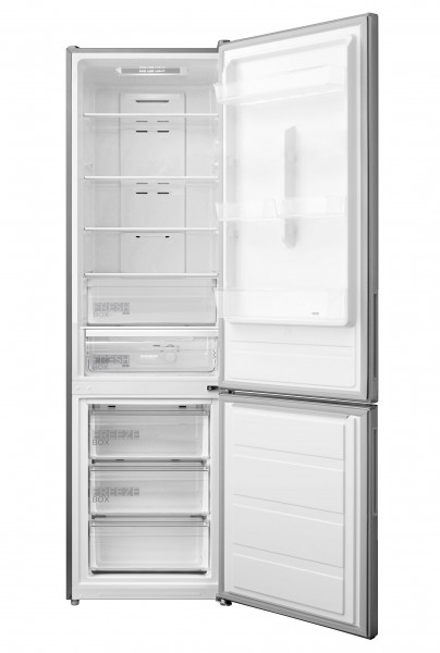 Frigorifico Combi Midea MDRB489FGE02OE, Inox, 201x60 cm, No Frost, E