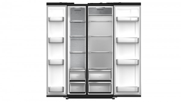 Frigorífico SbS Teka RLF74917 178x91cm E No Frost Cristal negro