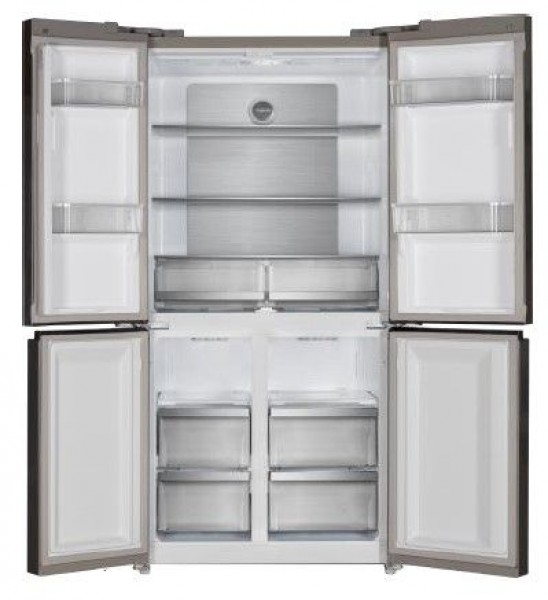 Frigorífico SbS Teka RMF75820 183x83.6cm E No Frost Cristal Negro