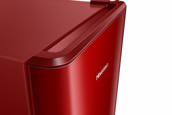 Frigorífico 1 puerta Hisense E RR220D4BRE, Rojo, 126x51cm, E