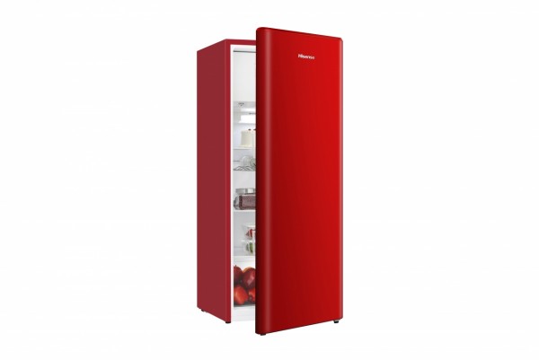 Frigorífico 1 puerta Hisense E RR220D4BRE, Rojo, 126x51cm, E