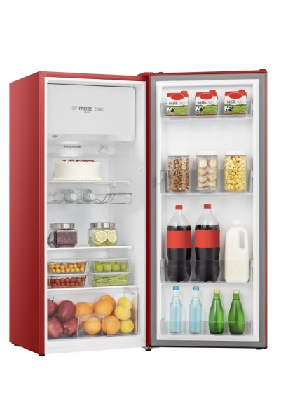 Frigorífico 1 puerta Hisense E RR220D4BRE, Rojo, 126x51cm, E