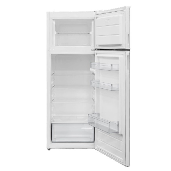 Frigorífico 2 puertas Benavent F2PBVE145W, Estático, Blanco, 145 cm, E