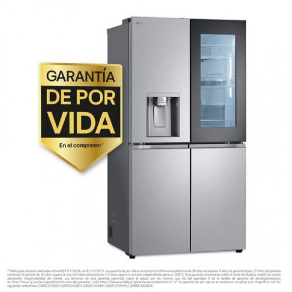 Frigorífico Americano LG GMG960MBEE Clase E 180x92 cm InstaView Toma de Agua Inox