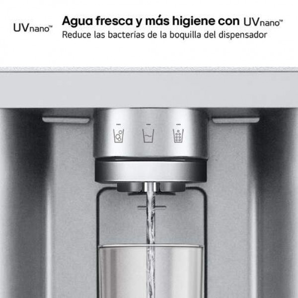 Frigorífico Americano LG GMG960MBEE Clase E 180x92 cm InstaView Toma de Agua Inox