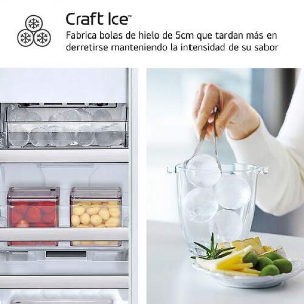 Frigorífico Americano LG GMG960MBEE Clase E 180x92 cm InstaView Toma de Agua Inox