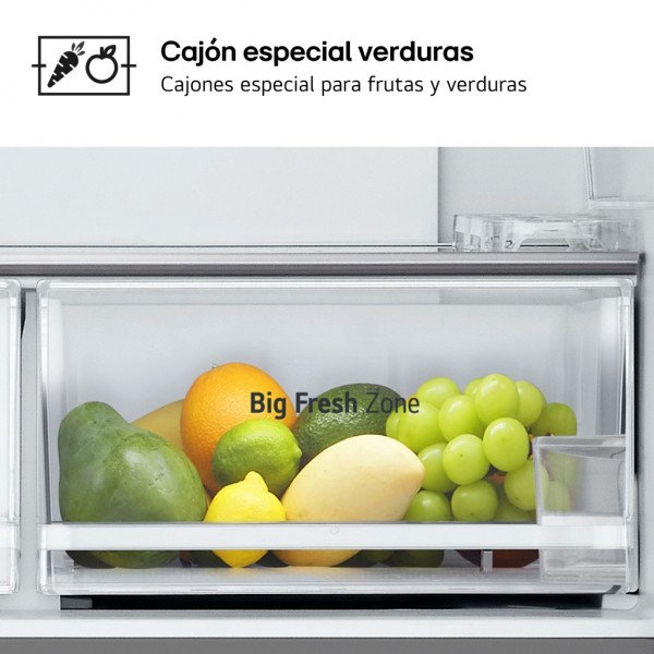 Frigorífico LG Total No Frost E 474 litros plata GMM41MSBEM