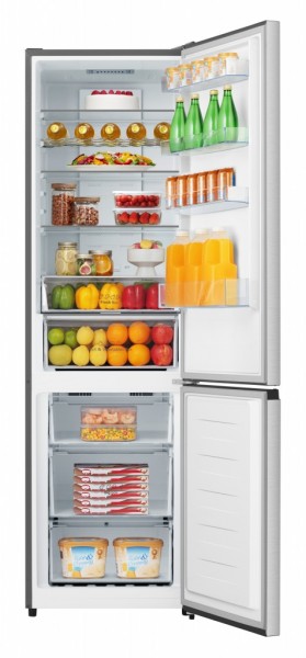 Frigorifico Combi Hisense RB440N4BCE 201x60cm Gris Inox E