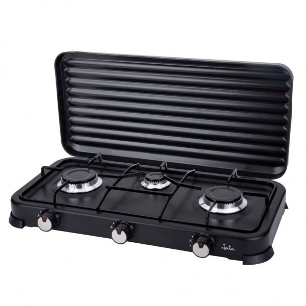 Hornillo de gas Jata JECG2703 Negro 3 zonas