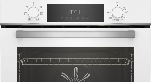 Horno Beko BBIE18300W, Cristal Blanco, 72 L, Hidrolítico, A