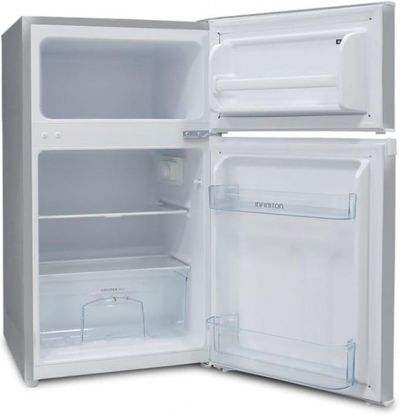 Frigorifico 2 Puertas  INFINITON  FG-85D8 85 cm 85 litros E Inox Tirador Integrado Luz LED