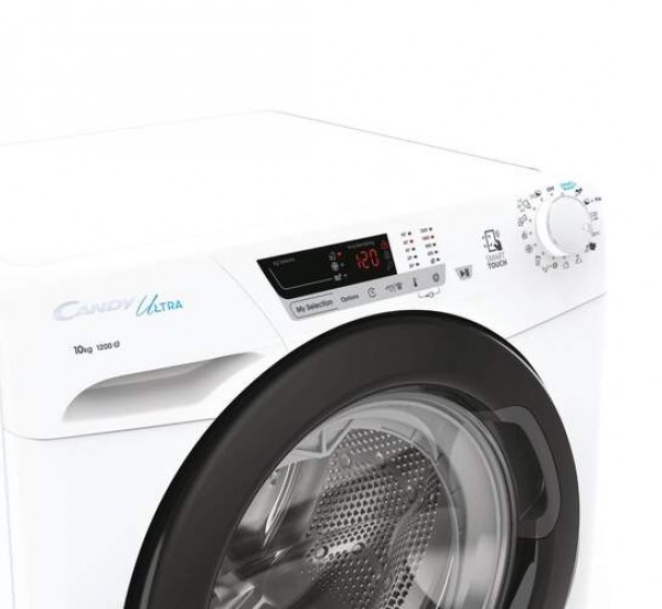 Lavadora Candy HCU2102DWB41S 10kg 1200 rpm Clase B Smart Touch NFC 14 Programas