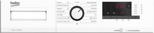 Lavadora carga frontal Beko WRA7615XW Blanco 7 kg 1200 rpm A