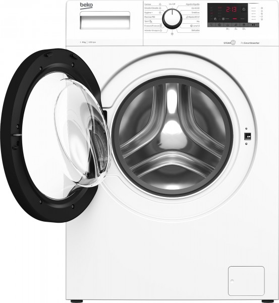 Lavadora carga frontal Beko WRA 8615 XW, Blanco, 8kg, 1200rpm, A