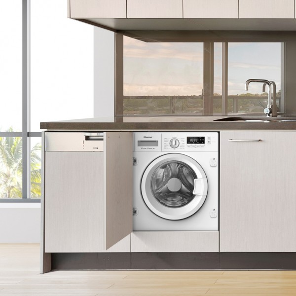Lavadora Intregral Hisense WF3M841BWIES Blanco 8 kg 1400 rpm A