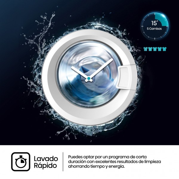 Lavadora Intregral Hisense WF3M841BWIES Blanco 8 kg 1400 rpm A