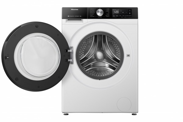 Lavadora carga frontal Hisense WF3S9043BW3, Blanco, 9 kg, 1400 rpm, A