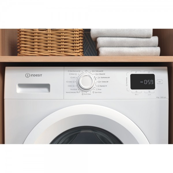 Lavadora carga frontal Indesit IM762MYTIMESPT Blanco 7 kg 1200 rpm A