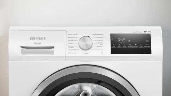 Lavadora carga frontal Siemens WM14N290EP Blanca 9 kg 1.400 rpm A