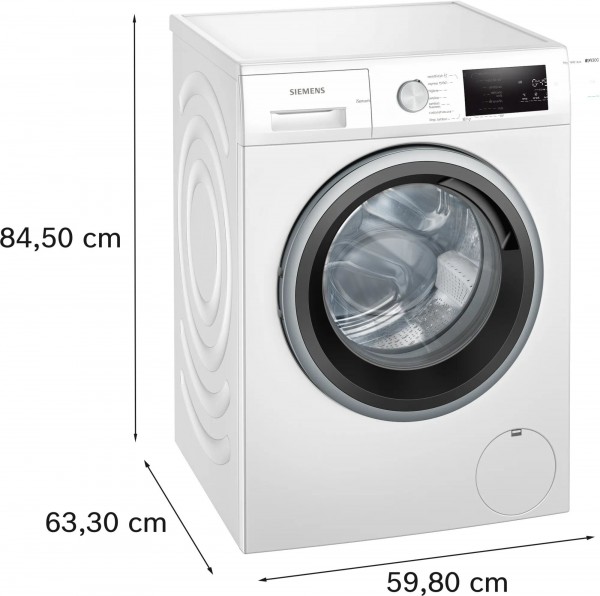Lavadora carga frontal Siemens WM14N290EP Blanca 9 kg 1.400 rpm A